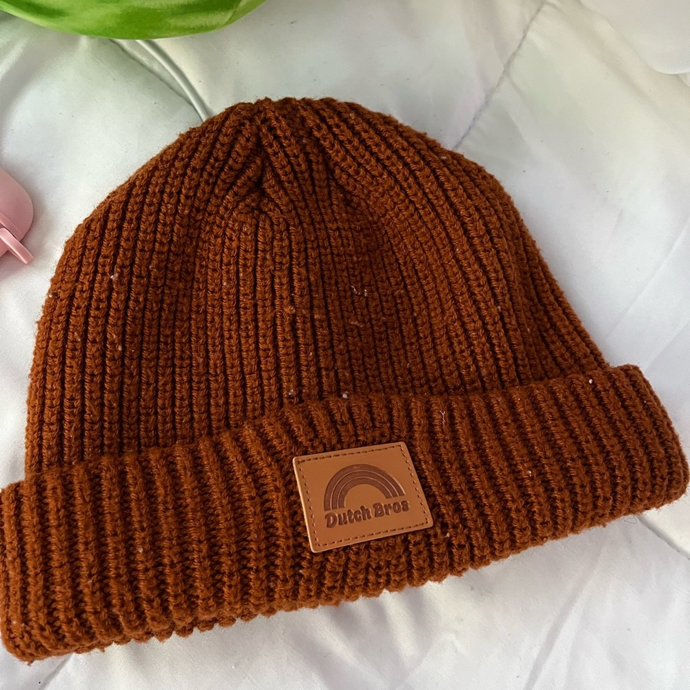 Dutch bros knit beanie ! One size!